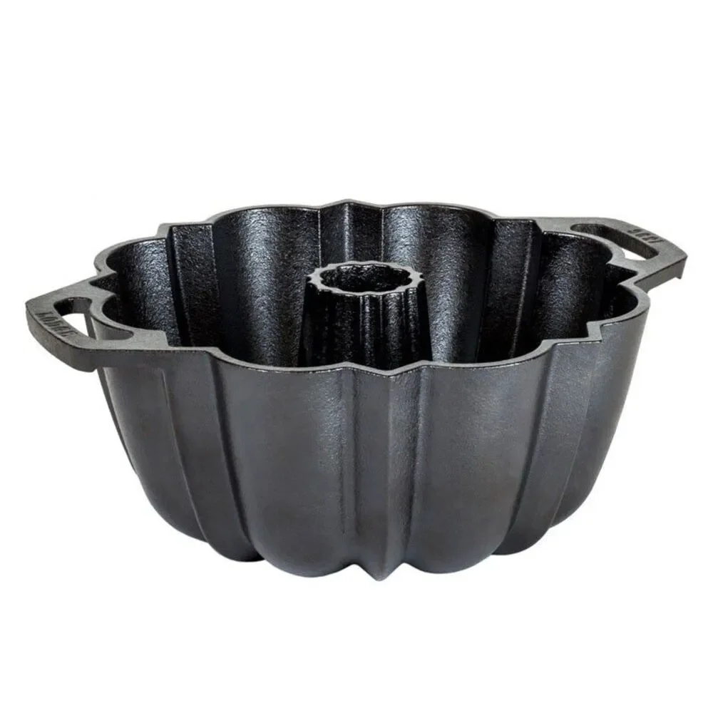 Lodge 1896 Cast Iron Fluted Cake Pan RARE* DISCONTINUED